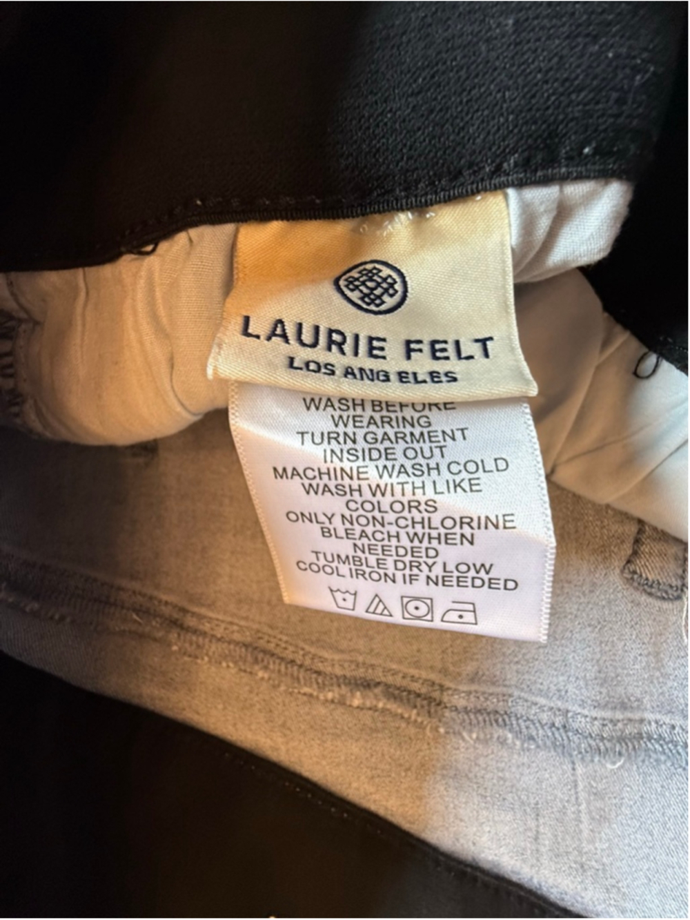 Laurie Felt Plus Light Wash Blue Silky Denim Capri Petite Plus Size 3XP - Picture 8 of 14